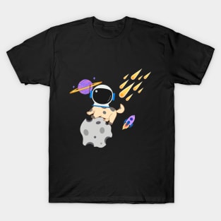 Astronaut Dog T-Shirt